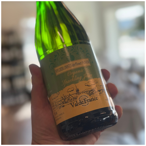 Val de France Hyldeblomst kologisk Alkoholfri Cider 75 cl. inkl. pant