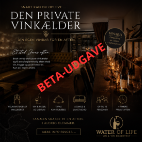 Book K�lderloungen 25. September kl. 18:00-23:00 | Min. 8 personer Maks. 12 personer