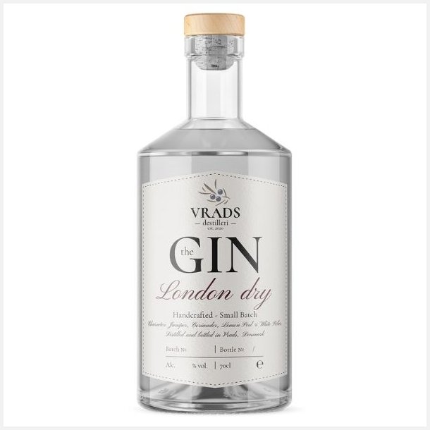 Vrads The Gin London Dry 42% alc. 70 cl.