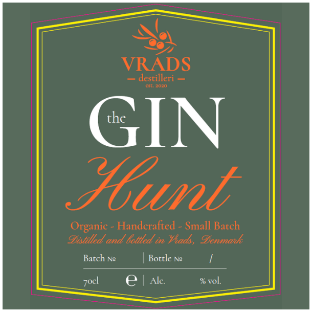 Vrads The Gin Hunt 44,5% alc. 70cl