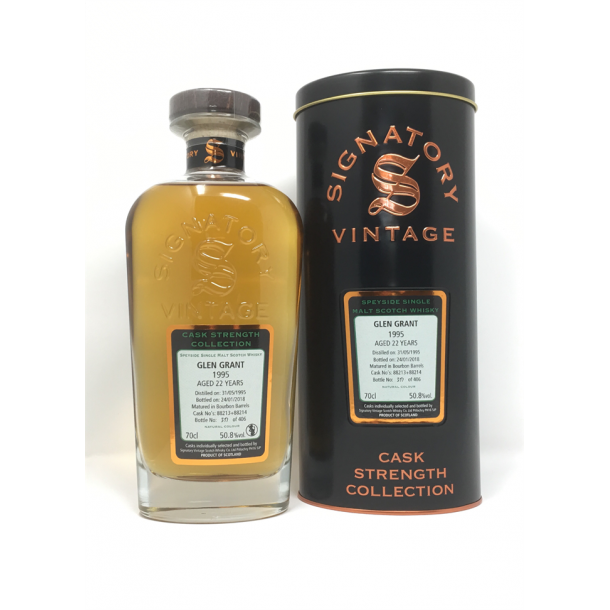 Signatory Cask Strength Collection Glen Grant 1995-2018 22 Years 50,8% alc. 70 cl.